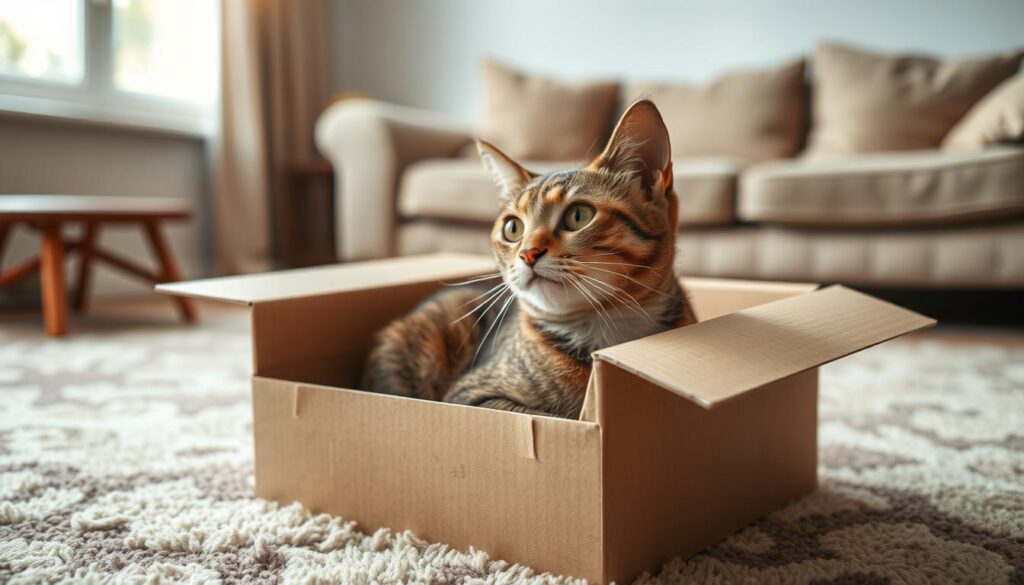 cat in box