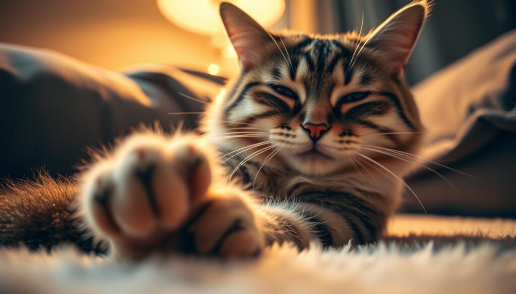 cat kneading
