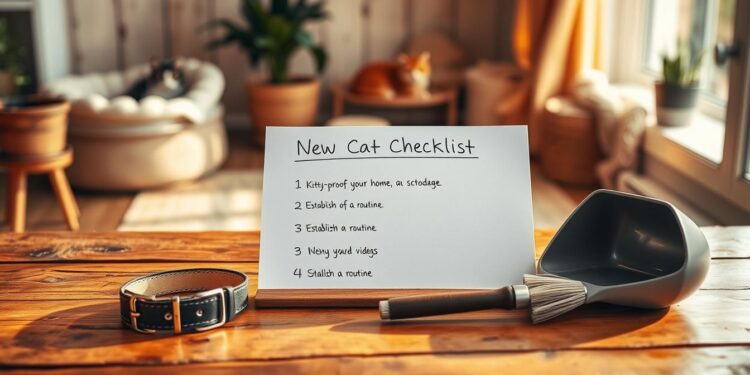 new cat checklist